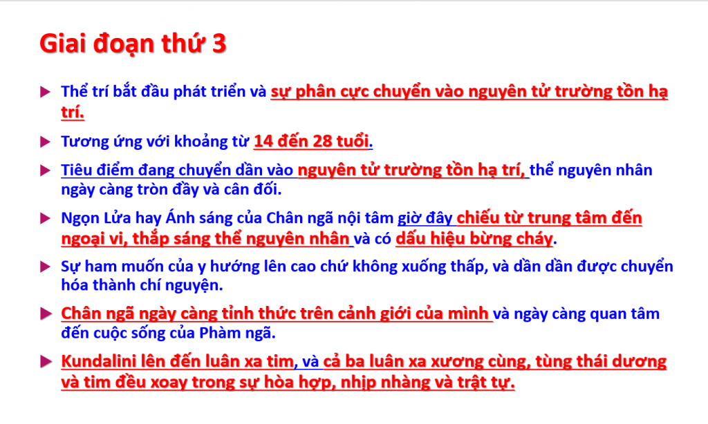 Giai đoạn thứ ba