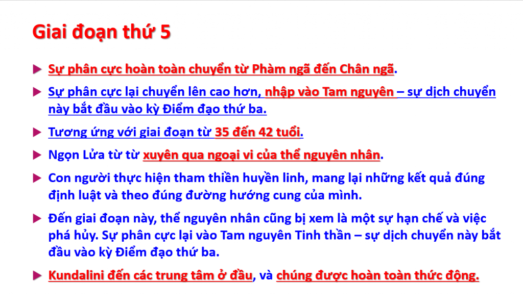 Giai đoạn thứ năm