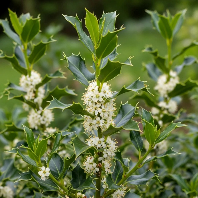 30cm Common Holly | Ilex aquifolium | 9cm Pot – Woven Wood