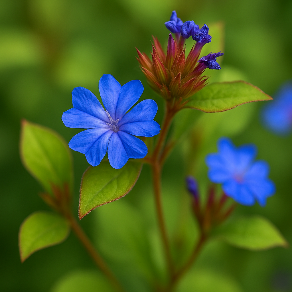A close up of blue flowers
AI-generated content may be incorrect.